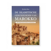 Boek met blauw en oranje kaft over islamitische geschiedenis en oude Marokkaanse stad